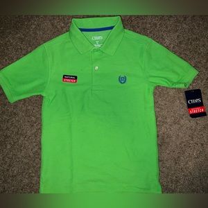 Size 8 ✨ Boy’s Champs Polo in Lime